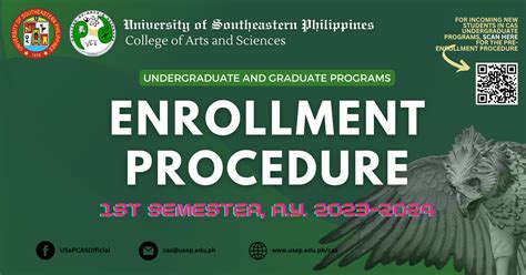 ENROLLMENT PROCEDURE First Semester, AY 2023.